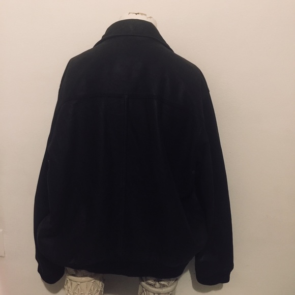 Men’s timberland black leather bomber jacket - Picture 5 of 8